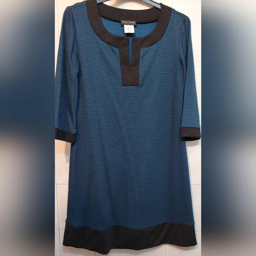 Blu Sage dress for women size L color black/dark green